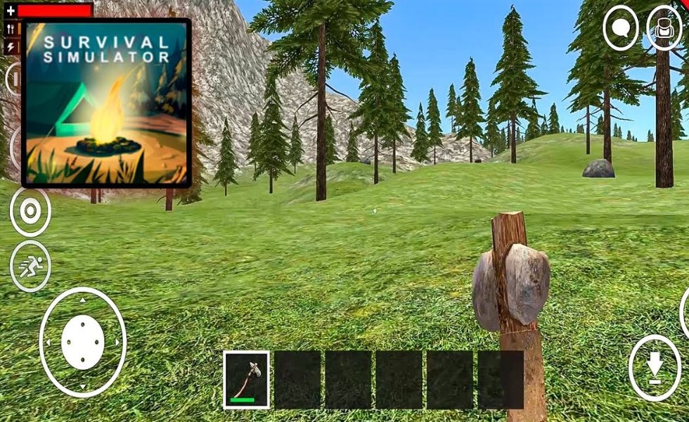 Survival Simulator Game sinh tồn gay cấn giữa vùng đất